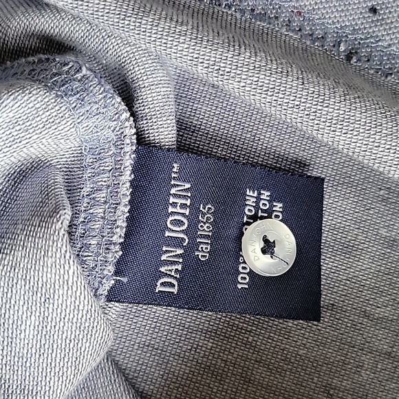 NWT Dan John Men's Polo Shirt Size Medium - Picture 6 of 9